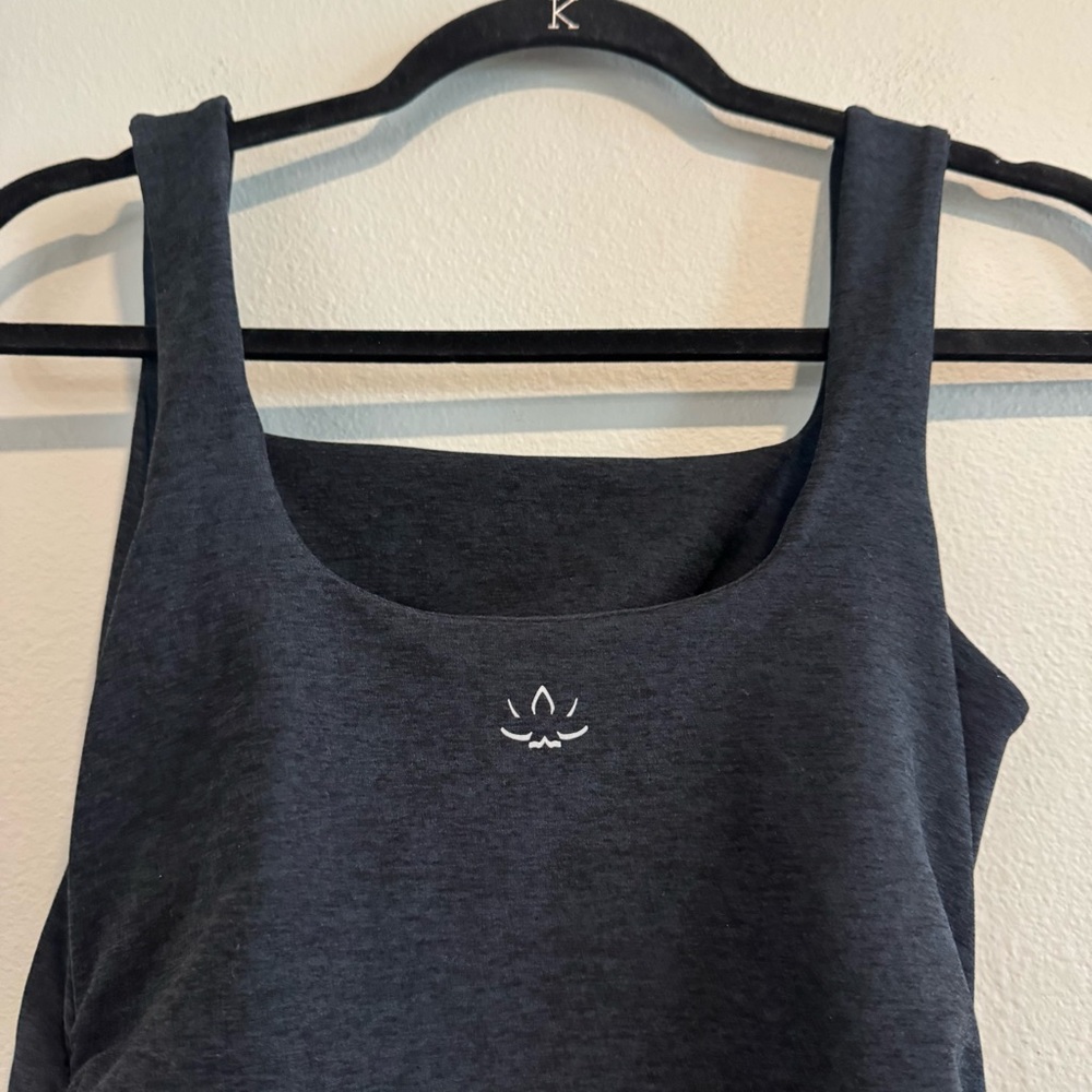 Beyond Yoga Beyond The Bump Icon Maternity Midi Tank Dress Spacedye S - Picture 6 of 8